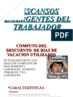 Descansos Emergentes Del Trabajador