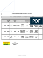 Registro de Accidentes de Trabajo y Enfermedades Profesionales - NTC3701