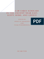 (Beiträge Zur Altertumskunde 286) Annette Imhausen, Tanja Pommerening (Editors) - Writings of Early Scholars in The Ancient Near East, Egypt, Rome, and Greece (2010, de Gruyter)