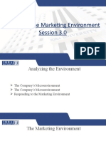 Analyzing The Marketing Environment Session 3.0