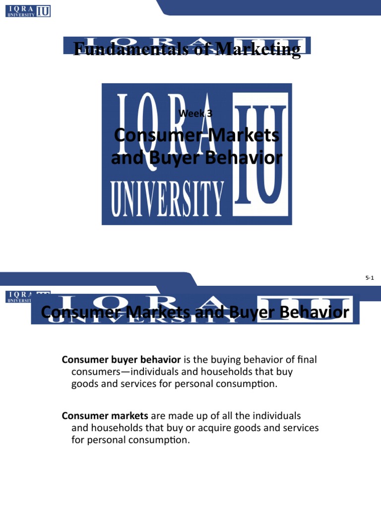 Consumer Market and Consumer Buying Behavior | PDF | Consumer Behaviour ...