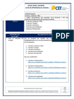 Guía de Aprendizaje Unidad 2 - Formatos, Columnas y Filas