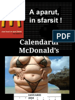 Calendar McDonald 2010