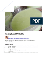 Puding Susu PMT Balita 2T