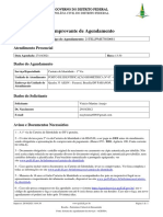 Comprovante de Agendamento: Atendimento Presencial