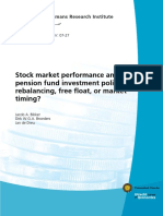 Stock market performance impacts pension fund investment policies