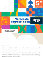 5° Grado - Actividades para El Período Extraordinario de Recuperación de Los Aprendizajes.