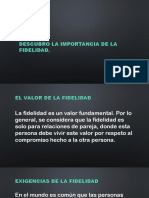 7ºdescubro La Importancia de La Fidelidad