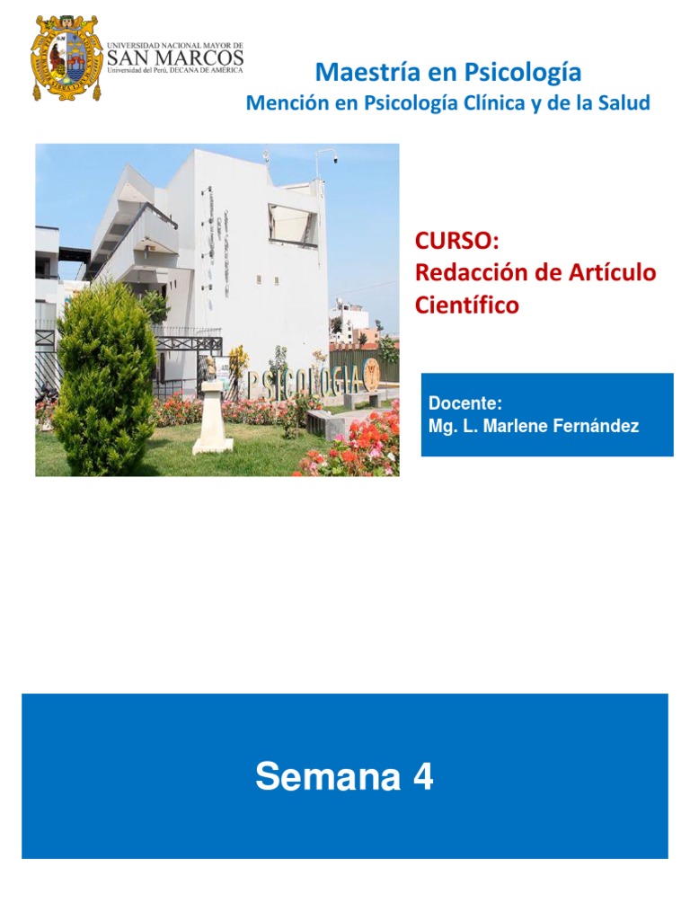 Semana 4 | PDF | Crecimiento personal y profesional