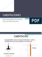 Cimentaciones Superficiales