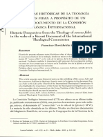 Francisco Hernandez - Perpectivas Historicas de La Teología Del Sensus Fidei. A Proposito Del Documento de La CTI