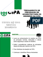 CURSO DE PREVENÇÃO DE ACIDENTES PARA COMPONENTES DE CIPAN MODELO 05