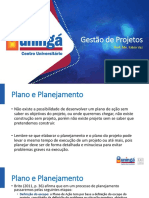 Gestão Projetos Planejamento Controle