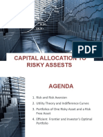 Capital Allocation to Risky Assets: Optimal Portfolios