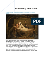 Resumen de Romeo y Julieta - Por Actos