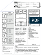 Cleric Character Sheet