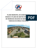 Plano Municipal de Saneamento e Resíduos