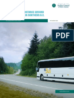 Ensuring Long Distance Ground Transportation Northern BC