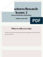 2 Introduction To Research Methods and