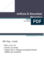 Asfiksia & Resusitasi Neonatus