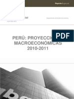 35189739 Proyecciones Macro Economic As Para El Peru 2010 2011