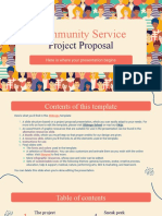 Community Service Project Proposal by Slidesgo