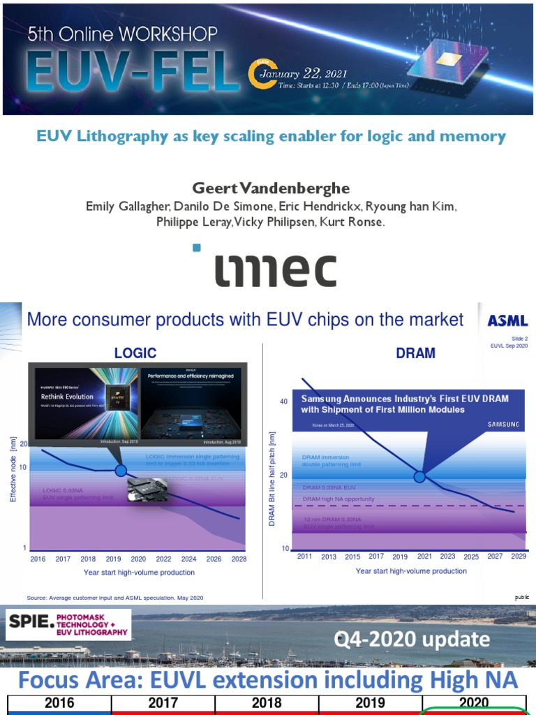 EUV Lithography: Key to Logic and Memory | PDF | Photolithography ...