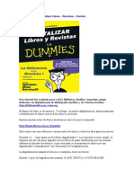 Digitalizar Libros Y Revistas for Dummies