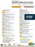 Programa 11° Foro de Agronegocios 2021