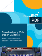 TECCOL-2224 Cisco Multiparty Video Design Guidance