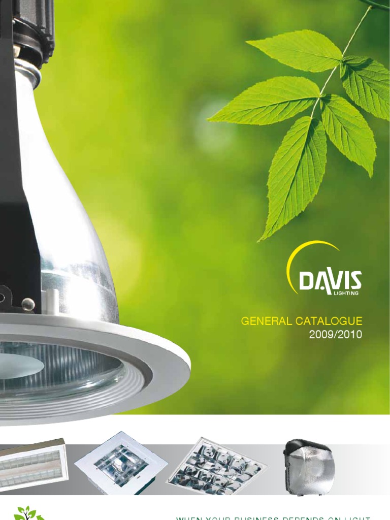 Davis Lighting General Catalogue 2009/10 | PDF | Efficient Energy Use ...