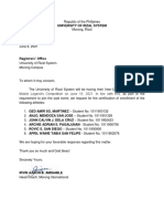 Request Letter For Certification