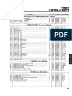 Honda 4 Speed, 3 Shaft FWD W/L/U: FRICTION PLATES (Sorted by Size) (Cont.)