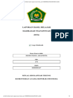 Laporan Hasil Belajar Madrasah Tsanawiyah (MTS)