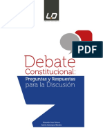 5 Taller Refuerzo Sobre Constitucional, Preguntas y Respuestas para Debate - CONSTITUCIONAL