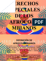DERECHOS ESPECIALES DE LOS AFROCOLOMBIANOS 