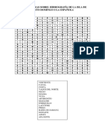 Sopa de Letras Hidrografía