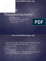Trauma Pneumonectomy: Johanna V. Basa SUNY Downstate Medical Center Kings County Hospital Feb. 21, 2013