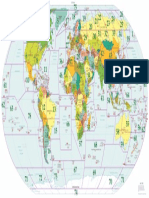 Zonas ITU Mapa-mundi
