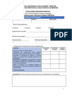 Rubrica Evaluacion