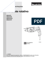 Martelete MAKITA HR2470 (Manual de Instruções)