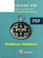 Anthony Giddens - La Tercera Vía. La Renovación de La Socialdemocracia - Taurus (2000)