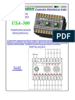 USA-300 Temporizador Sequencial Manual