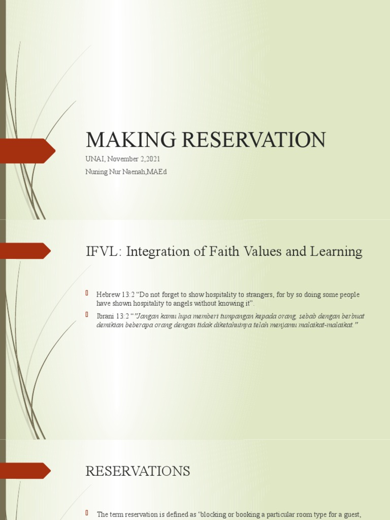 Understanding Hotel Reservation Types | PDF | Payments | Cheque