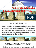 Code of Ethics: Social Media & Expectations of Privacy