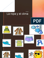 La ropa y el clima