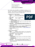 Surat Pemberitahuan Informasi Workshop PROCOMMIT V11