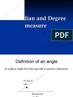 4.1 Radian and degree measure