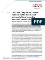 Dentnet: Deep Neural Transfer Network For The Detection of Periodontal Bone Loss Using Panoramic Dental Radiographs