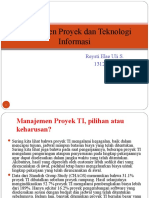 Manajemen Proyek Dan Teknologi Informasi